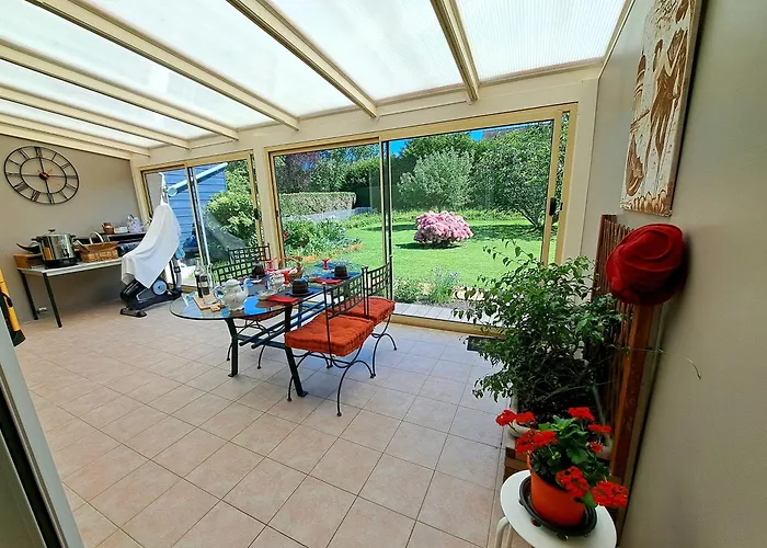 2 Chambres Privees Dans Un Jardin D'Hiver, Garage Voiture, Velos, Motos Tourville-sur-Arques Foto